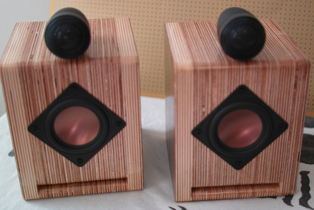 The Jeff: 2-way Hi-Fi Mini Speaker - Pair